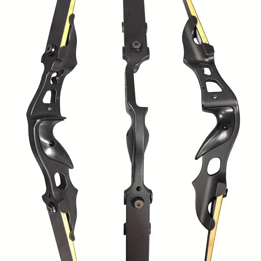 Aluminum alloy recurve bow for outdoor fish shooting and beautiful hunting bow